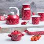Preview: Riess Kaffeeschale, Country Pünktchen Rot